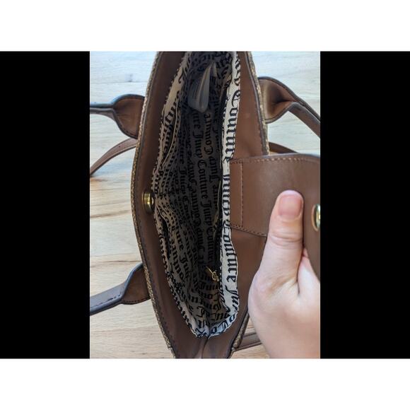 Juicy Couture Chestnut Chino Mini-Tote Bag - Picture 4 of 7